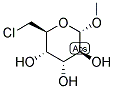 METHYL 6-CHLORO-6-DEOXY-ALPHA-D-ALTROPYRANOSIDE Struktur