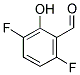 3,6-DIFLUORO-2-HYDROXYBENZALDEHYDE Struktur