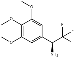 (1S)-2,2,2-TRIFLUORO-1-(3,4,5-TRIMETHOXYPHENYL)ETHYLAMINE Struktur