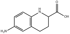 6-AMINO-1,2,3,4-TETRAHYDROQUINOLINE-2-CARBOXYLIC ACID Struktur