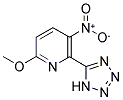 6-METHOXY-3-NITRO-2-(1H-TETRAZOL-5-YL)PYRIDINE Struktur