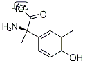 (2R)-2-AMINO-2-(4-HYDROXY-3-METHYLPHENYL)PROPANOIC ACID Struktur