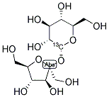 BETA-D-FRUCTOFURANOSYL ALPHA-D-[1-13C]GLUCOPYRANOSIDE Struktur