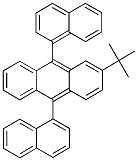 2-TERTBUTYL-9,10-DI(1-NAPHTHYL)ANTHRACENE Struktur