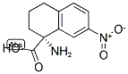 (1R)-1-AMINO-7-NITRO-1,2,3,4-TETRAHYDRONAPHTHALENECARBOXYLIC ACID Struktur