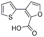 3-THIEN-2-YL-2-FUROIC ACID Struktur