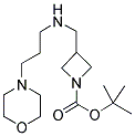 1-BOC-3-([(MORPHOLIN-4-YLPROPYL)-AMINO]-METHYL)-AZETIDINE Struktur