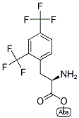 METHYL (2R)-2-AMINO-3-[2,4-BIS(TRIFLUOROMETHYL)PHENYL]PROPANOATE Struktur