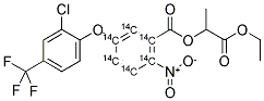 LACTOFEN-NITROPHENYL-UL-14C Struktur