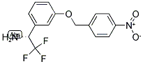 (1R)-2,2,2-TRIFLUORO-1-(3-[(4-NITROPHENYL)METHOXY]PHENYL)ETHYLAMINE Struktur