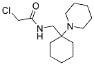 2-CHLORO-N-[(1-PIPERIDIN-1-YLCYCLOHEXYL)METHYL]ACETAMIDE Struktur