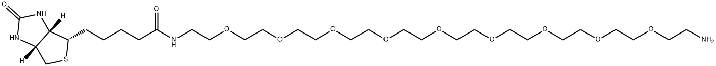 ALPHA-BIOTIN-OMEGA-AMINO-DECA(ETHYLENE GLYCOL) Struktur