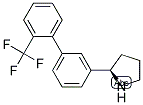 (2R)-2-(3-[2-(TRIFLUOROMETHYL)PHENYL]PHENYL)PYRROLIDINE Struktur