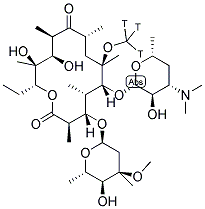 CLARITHROMYCIN, [METHYL-3H]- Struktur