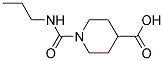 1-[(PROPYLAMINO)CARBONYL]PIPERIDINE-4-CARBOXYLIC ACID Struktur