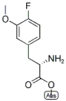 METHYL (2S)-2-AMINO-3-(4-FLUORO-3-METHOXYPHENYL)PROPANOATE Struktur