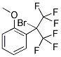 2-BROMO-1,1,1,3,3,3-HEXAFLUORO-2-(2-METHOXYPHENYL)PROPANE Struktur