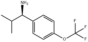 (1R)-2-METHYL-1-[4-(TRIFLUOROMETHOXY)PHENYL]PROPYLAMINE Struktur