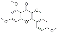 3,5,7-TRIMETHOXY-2-(4-METHOXY-PHENYL)-CHROMEN-4-ONE Struktur