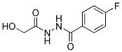 4-FLUORO-N'-GLYCOLOYLBENZOHYDRAZIDE Struktur