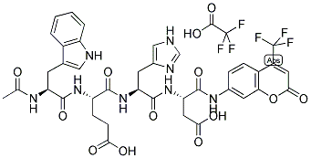 AC-TRP-GLU-HIS-ASP-AFC, TFA SALT Struktur