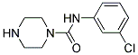 N-(3-CHLOROPHENYL)PIPERAZINE-1-CARBOXAMIDE Struktur