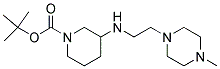 1-BOC-3-[(4-METHYL-PIPERAZIN-1-YLETHYL)-AMINO]-PIPERIDINE Struktur