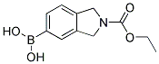 2-(ETHOXYCARBONYL)ISOINDOLIN-5-YLBORONIC ACID Struktur