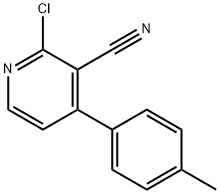 2-CHLORO-4-(4-METHYLPHENYL)NICOTINONITRILE Struktur