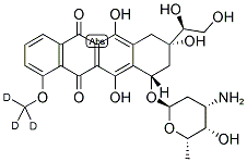 DOXORUBICINOL-D3 Struktur