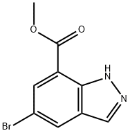 5-BROMO-7-INDAZOLECARBOXYLIC ACID METHYL ESTER price.