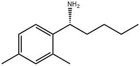 (1R)-1-(2,4-DIMETHYLPHENYL)PENTYLAMINE Struktur