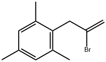 2-BROMO-3-(2,4,6-TRIMETHYLPHENYL)-1-PROPENE Struktur