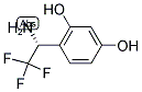 4-((1R)-1-AMINO-2,2,2-TRIFLUOROETHYL)BENZENE-1,3-DIOL Struktur