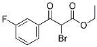 ETHYL 2-BROMO-3-(3-FLUOROYPHENYL)-3-OXO-PROPANOATE Struktur