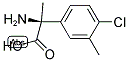 (2S)-2-AMINO-2-(4-CHLORO-3-METHYLPHENYL)PROPANOIC ACID Struktur