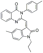 (E)-2-((5-METHYL-2-OXO-1-PROPYLINDOLIN-3-YLIDENE)METHYL)-3-P-TOLYLQUINAZOLIN-4(3H)-ONE