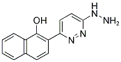 2-(6-HYDRAZINOPYRIDAZINE-3-YL)-1-NAPHTHOL Struktur