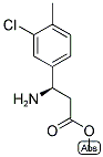 METHYL (3R)-3-AMINO-3-(3-CHLORO-4-METHYLPHENYL)PROPANOATE Struktur