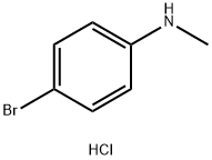 (4-BROMO-PHENYL)-METHYL-AMINE HYDROCHLORIDE Struktur