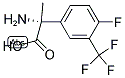 (2R)-2-AMINO-2-[4-FLUORO-3-(TRIFLUOROMETHYL)PHENYL]PROPANOIC ACID Struktur