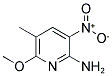 6-METHOXY-5-METHYL-3-NITROPYRIDIN-2-AMINE Struktur