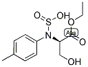 D-P-METHYL SULFINO PHENYL ETHYL SERINATE Struktur