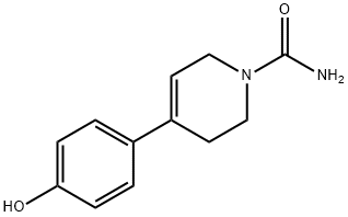 4-(4-HYDROXYPHENYL)-3,6-DIHYDROPYRIDINE-1(2H)-CARBOXAMIDE Struktur