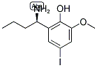 2-((1R)-1-AMINOBUTYL)-4-IODO-6-METHOXYPHENOL Struktur