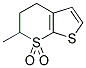 5,6-DIHYDRO-6-METHYL-4H THIENO(2,3B)THIOPYRAN-7,7-DIOXIDE Struktur