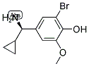 4-((1R)AMINOCYCLOPROPYLMETHYL)-2-BROMO-6-METHOXYPHENOL Struktur