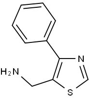 C-(4-PHENYL-THIAZOL-5-YL)-METHYLAMINE Struktur