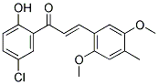 5'-CHLORO-2,5-DIMETHOXY-2'-HYDROXY-4-METHYLCHALCONE Struktur