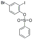 4-BROMO-2-IODOPHENYL PHENYLSULFONATE Struktur